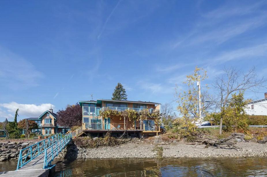 Hudson Riverfront Home Catskill Kültér fotó