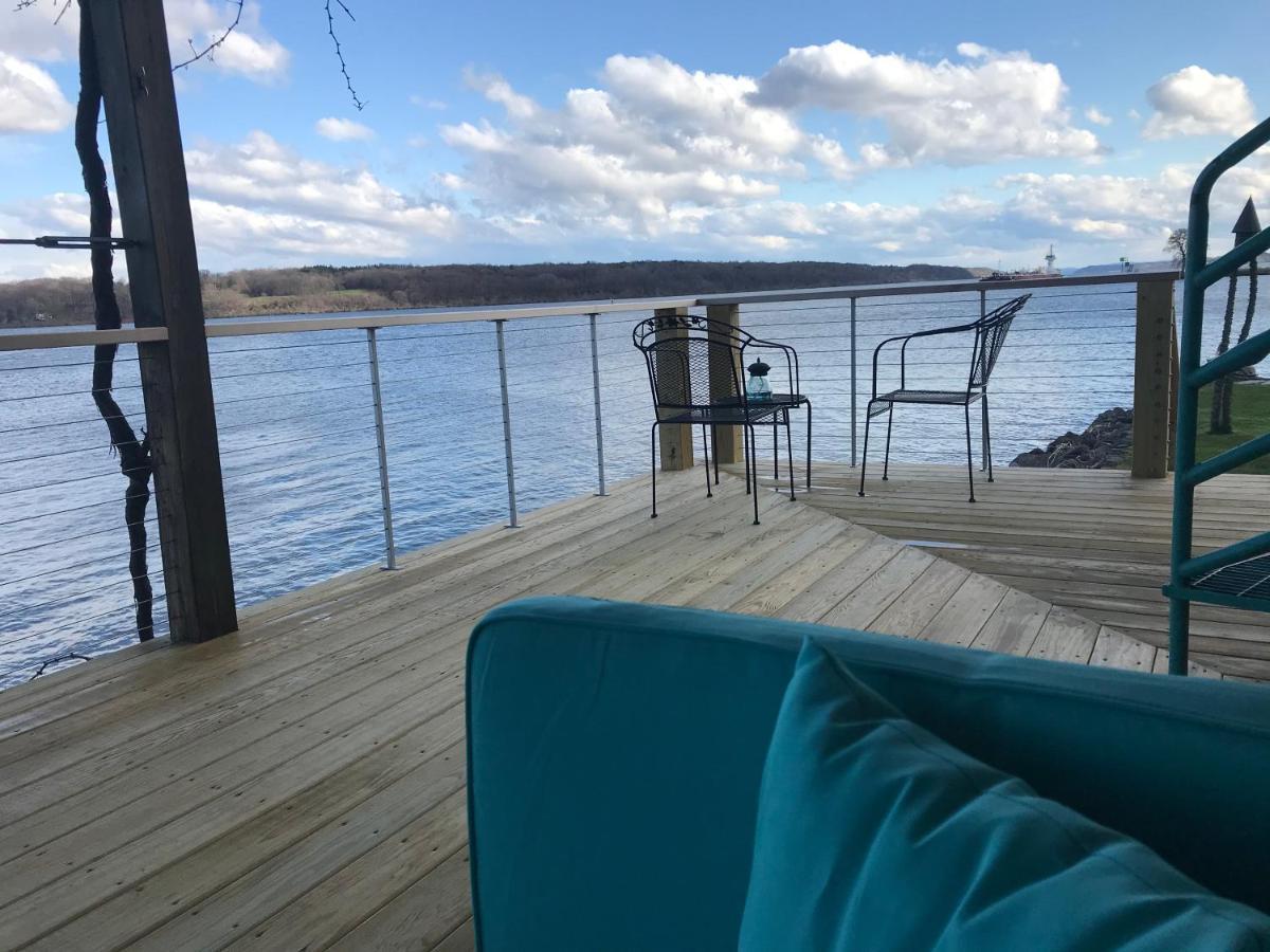 Hudson Riverfront Home Catskill Kültér fotó