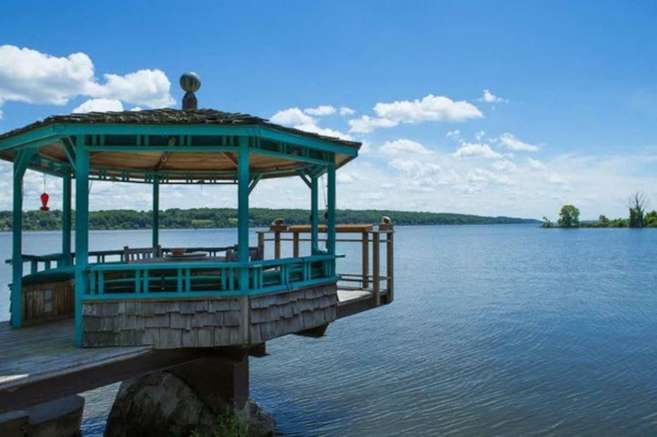 Hudson Riverfront Home Catskill Kültér fotó
